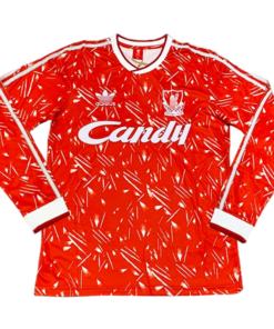 Liverpool Home Shirt 1989-91 Full Sleeves