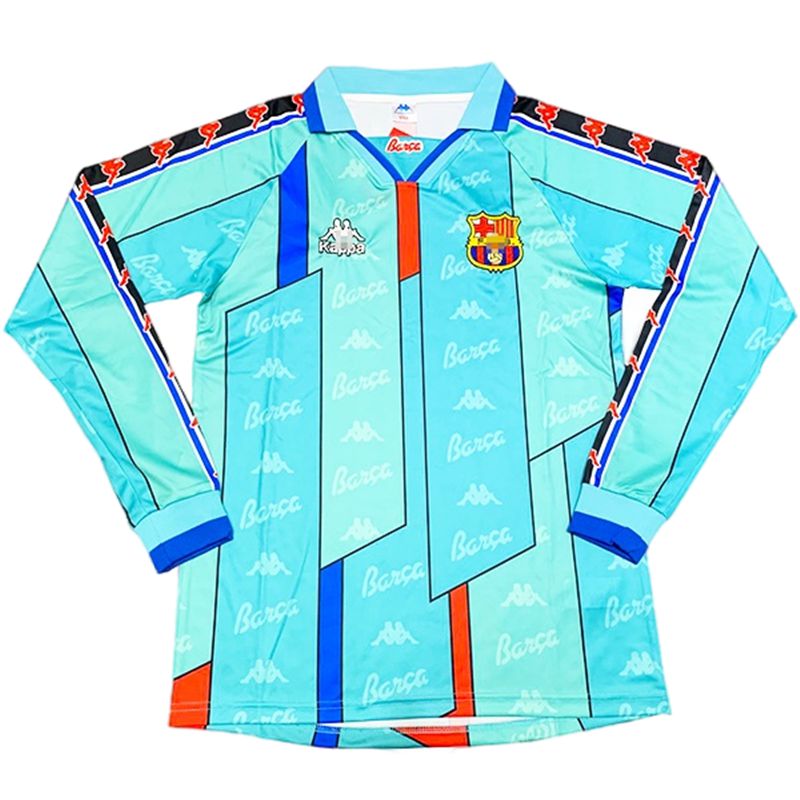 Buy Barcelona Away Shirt 1996/97 Full Sleeves- | Cheap Football Shirts