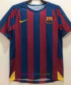 Barcelona Home Shirt  2005/06 UEFA Champion
