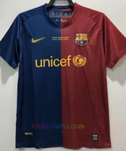 Barcelona Home Shirt  2008/09 UEFA Champion