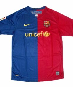 Barcelona Home Shirt  2008/09 UEFA Champion
