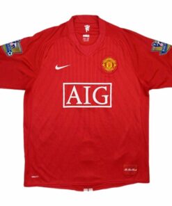 Manchester United Home Shirt  2007/08