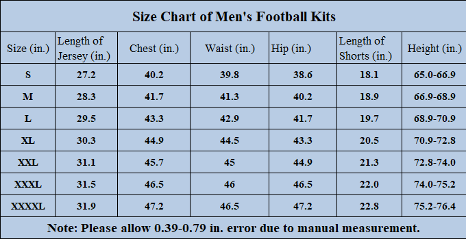 Mens Football Kits