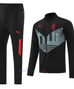 AC Milan Black & Gray Tracksuit 2022/23 Full Zip