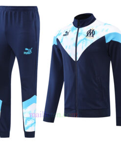 Olympique Marseille Blue & White Tracksuit 2022/23 Full Zip