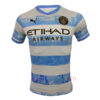 Manchester City White & Blue Jersey 2022/23 Commemorative Player Version