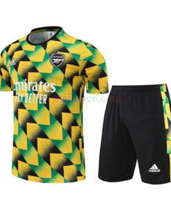 Arsenal Yellow Patterned Training Kits 2022/23