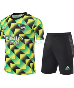 Arsenal Green Patterned Training Kits 2022/23