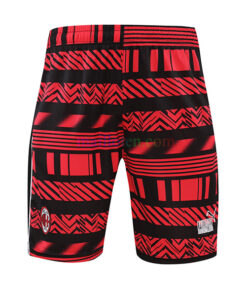 AC Milan Black & Red Training Kits 2022/23 (black top & Red shorts)