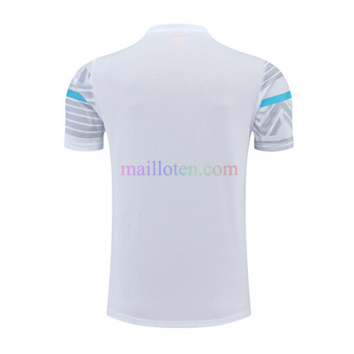 Olympique Marseille White & Gray Striped Training Kits 2022/23