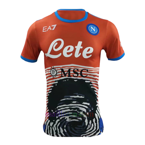 SSC Napoli Red Jersey 2022/23 Maradona Memorial Version