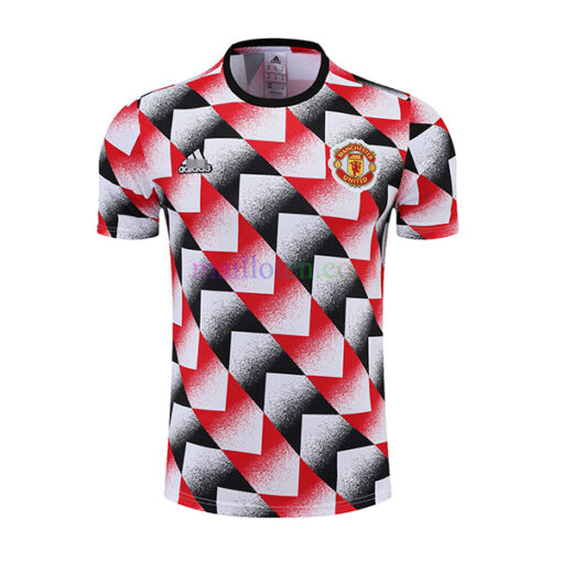 Manchester United Black & Red Patterned Training Kits 2022/23