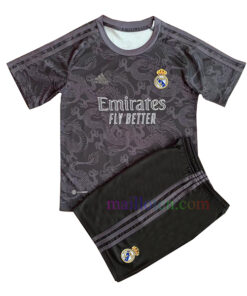 Real Madrid Black Kit Kids Concept