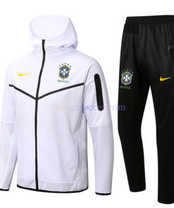 Brazil White Hoodie Kit 2022