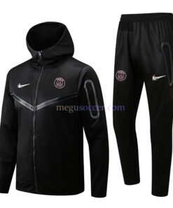 Paris Saint-Germain Black Hoodie Kit 2022/23