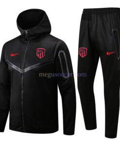 Atletico Madrid Black Hoodie Kit 2022/23