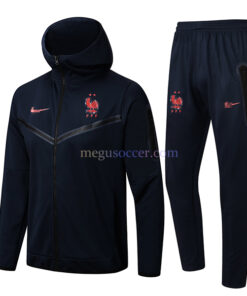 France Dark Blue Hoodie Kit 2022/23