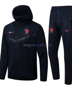 France Dark Blue Hoodie Kit 2022