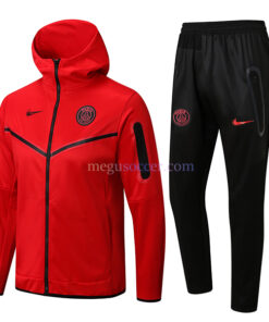 Paris Saint-Germain Red Hoodie Kit 2022/23