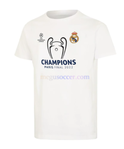 Real Madrid UCL Winner T-Shirt 2022 White