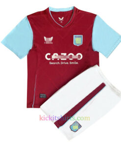 Aston Villa Home Kit Kids 2022/23