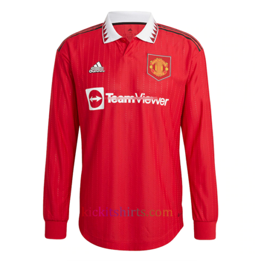 Manchester United Home Shirt 2022/23 Player Version Full Sleeves