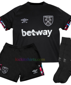 West Ham United Away Kit Kids 2022/23