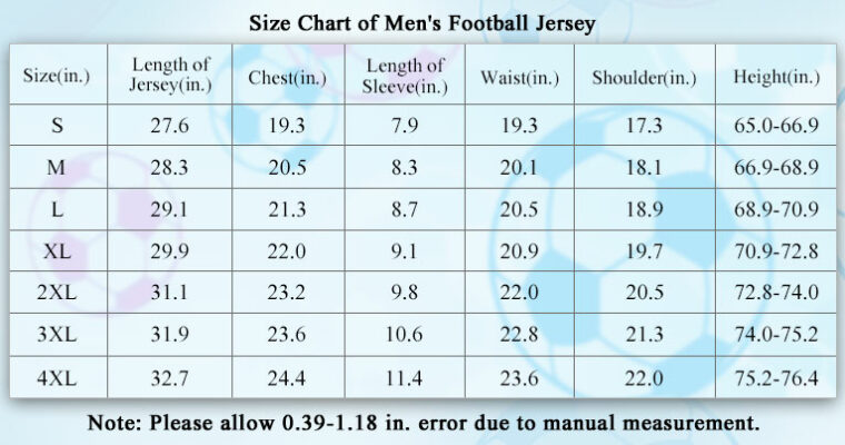 size of Borussia Dortmund Home Shirt 2023/24