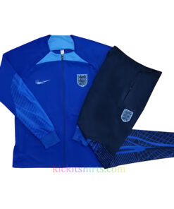 England Bright Blue Tracksuit 2022 Full Zip