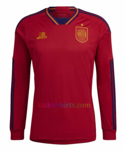 Spain Home Shirt 2022 Full Sleeves