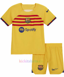 Barcelona Fourth Kit Kids 2022/23