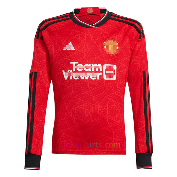 Manchester United Home Shirt 2023/24 Full Sleeves