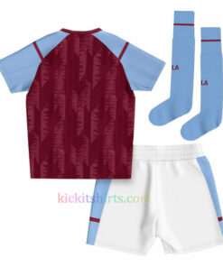 Aston Villa Home Kit Kids 2023/24 Back