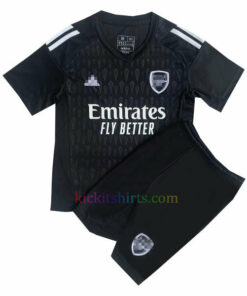 Arsenal Goalkeeper Kit Kids 2023/24 Black Front