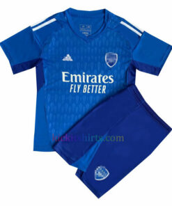 Arsenal Goalkeeper Kit Kids 2023/24 Blue Front