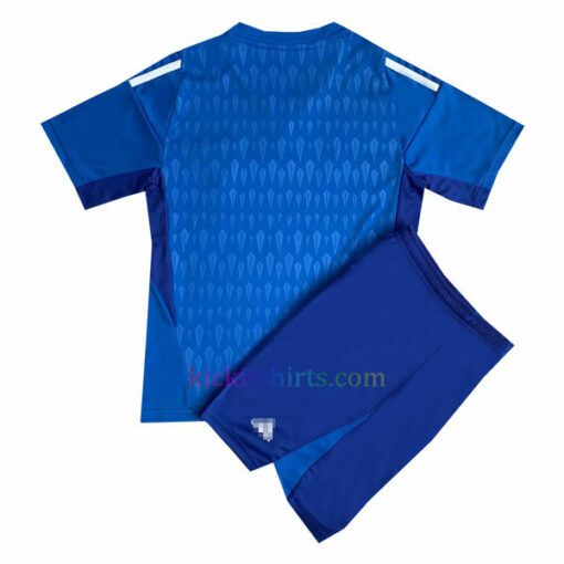 Arsenal Goalkeeper Kit Kids 2023/24 Blue Back