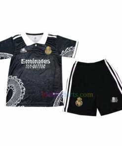 Real Madrid Chinese Dragon Kit Kids 2023/24 Black Front