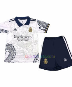 Real Madrid Chinese Dragon Kit Kids 2023/24 White Front