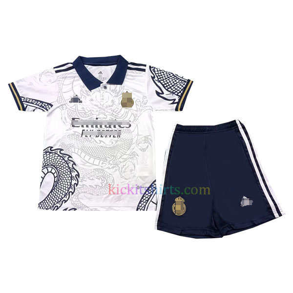 Real Madrid Chinese Dragon Kit Kids 2023/24 White