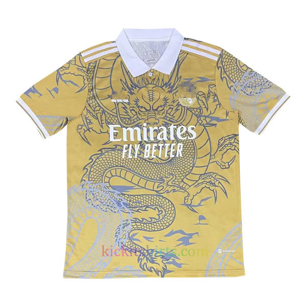 Real Madrid Chinese Dragon Shirt 2023/24 Gold