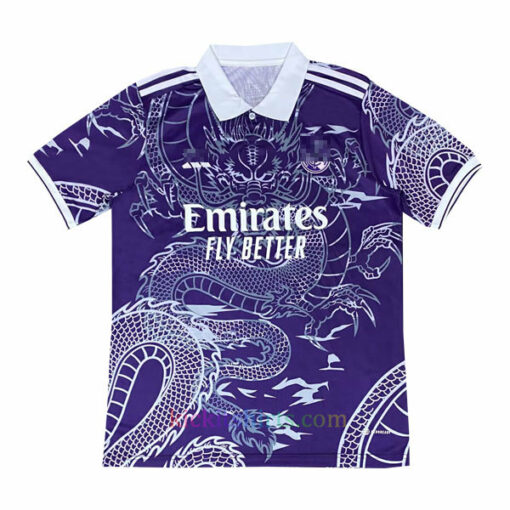Real Madrid Chinese Dragon Shirt 2023/24 Purple Front