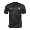 Portugal Goalkeeper Shirt 2024 Black 1