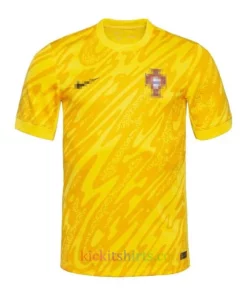 Portugal Goalkeeper Shirt 2024 Yellow 1