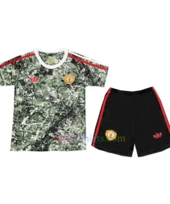 Manchester United x Stone Roses Kit Kids 2024/25 Green 1