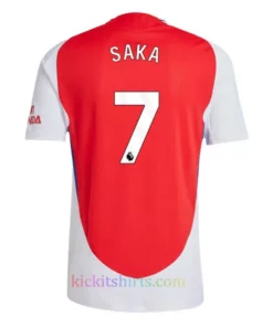 #7 Saka Arsenal Premier League Home Shirt 2024/25 Stadium Edition