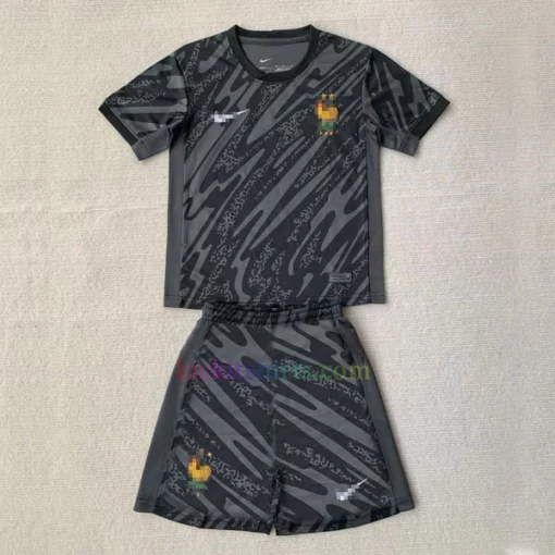 France Goalkeeper Kit Kids 2024 Black 1