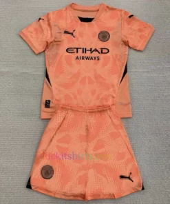 Manchester City Goalkeeper Kit Kids 2024/25 Pink