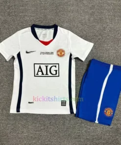 Manchester United Away Kit Kids 2008/09