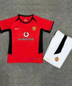 Manchester United Home Kit Kids 2002/04