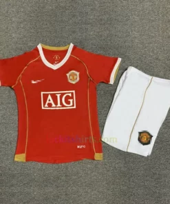 Manchester United Home Kit Kids 2006/07